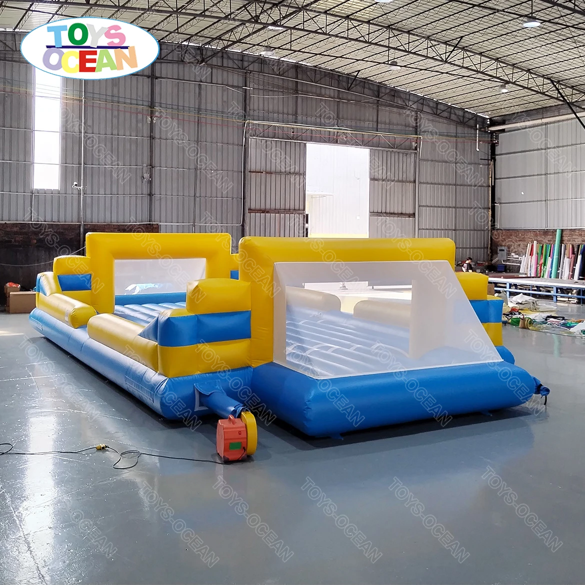 Custom Commercial Inflatable Soap Football Field Soccer Pitch