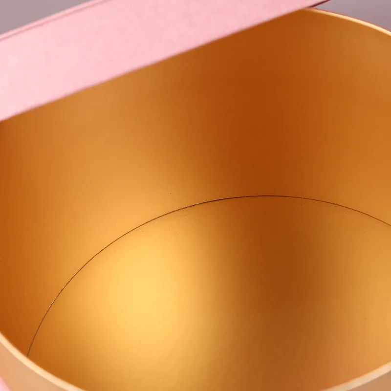 Round 2mm Thick Cardboard Rose Flower Packaging Boxes Foil UV Printing Industrial Use Photo Frame Gift Giving Stock Items Lids