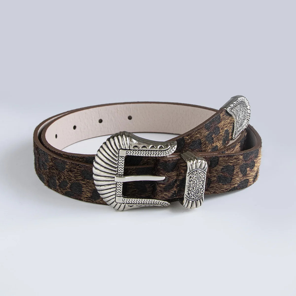 5744 Western Pu Leather Leopard Wide Waist Belts Retro Punk Pin Buckle Western Leopard Belt - Etsy main image 4