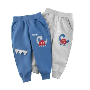 100% Cotton High Quality Spring Autumn Cartoon Boys Long Pant Comfortable Boys Casual Trousers