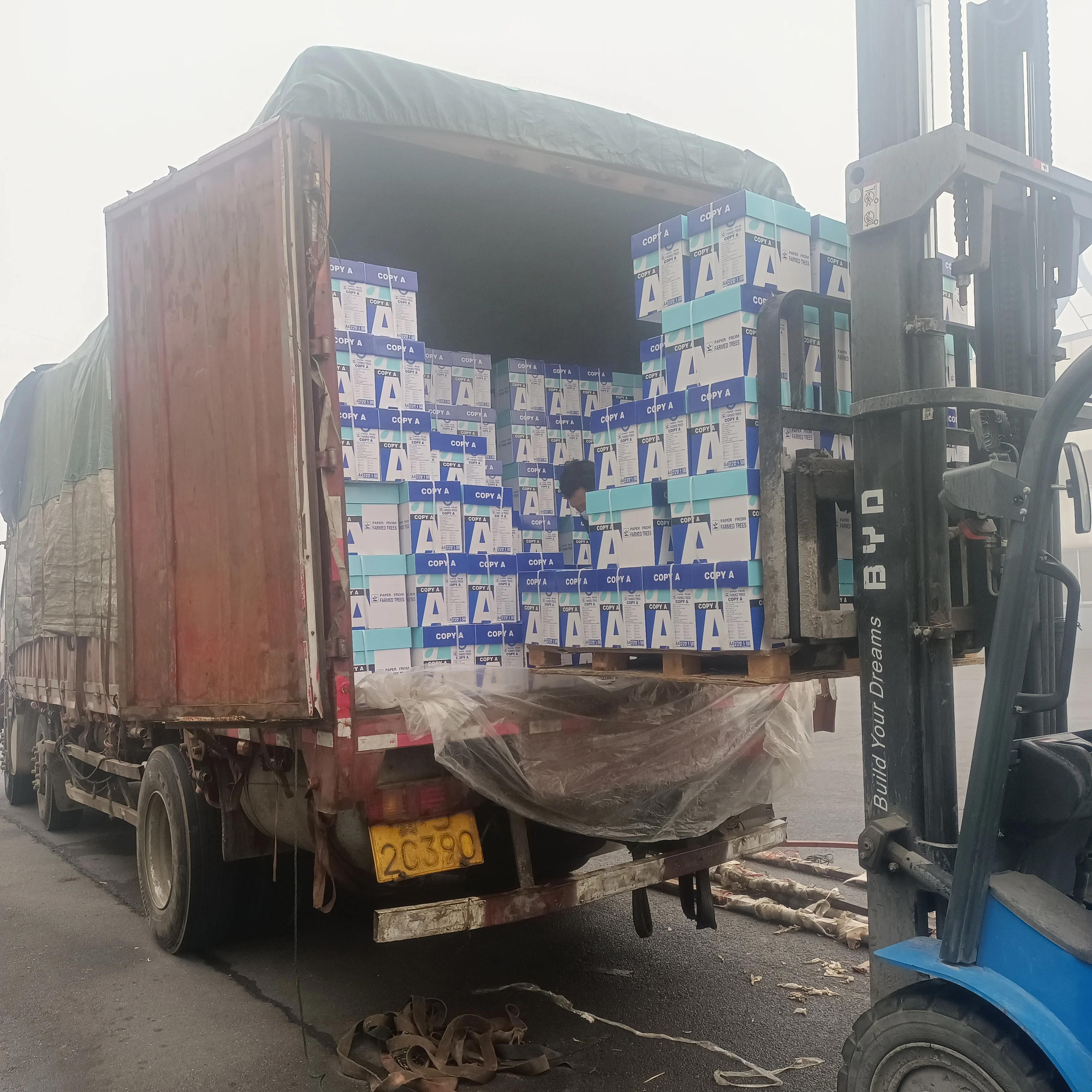 2023 Кантонская ярмарка, китайские производители, OEM 70GSM 75GSM 80GSM 100% целлюлозы A4, бумажный копировальный аппарат, 500 листы/стопка-5 стопок/коробка A4