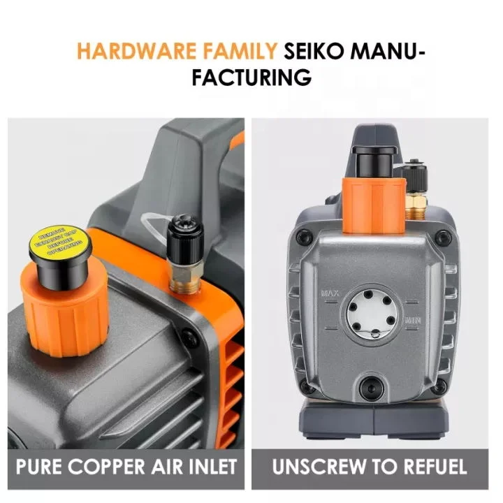 18V DC Wireless Vacuum Pump Mini Rotary Vane Oil Pump Use Mikata Battery for Air Conditioner with Factory Supply