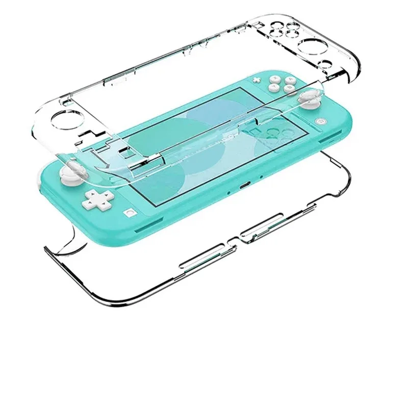 PC Hard Shell Case Glitter Integrated Transparent Glitter Accessories Full Body Hard Shell For Nintendo Switch Lite Oled 2 Game