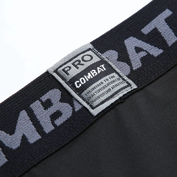 Sports One Leg 3/4 Fiess pants sweat-absorbing breathable Outdoor basketball Men's fiess training pants535_voghion.com