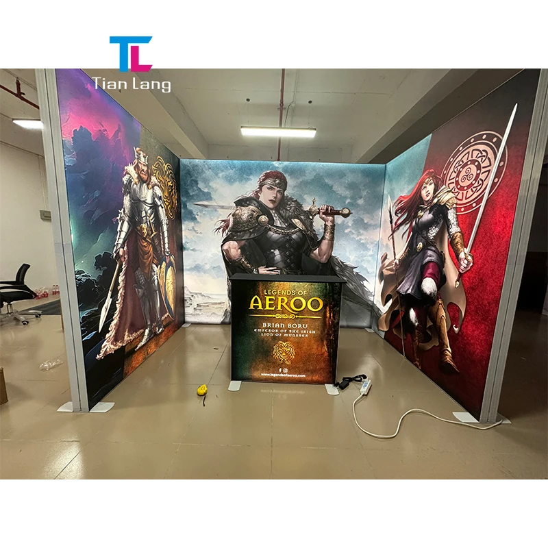 TianLang gent Wanted Trade Show Equipment Display Light Box Led Light Box Stand Trade Show Display Booth