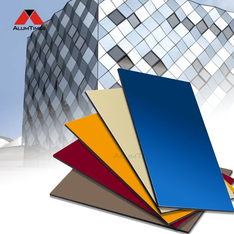 Alucobond Price Per Sheet Mirror Reflective Texture Design Metalbond Alucobond Double Side Building Aluminum Composite Panel