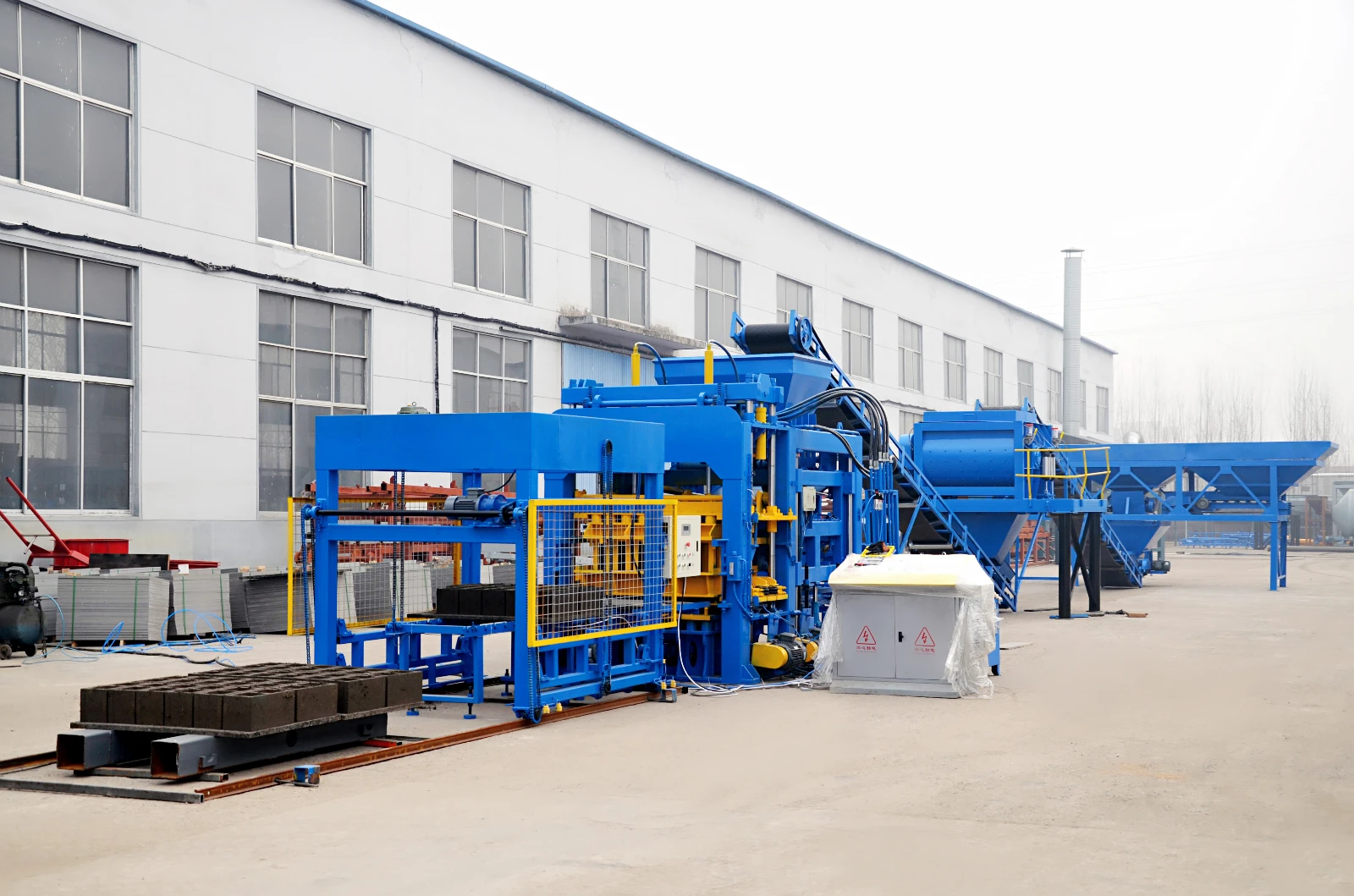 Fully Automatic Concrete Block Making Machine With Cheap Price Hollow Blocks and Paver Factory Price