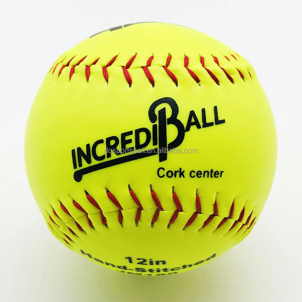 Wholesale 4 Fans Incrediball Game Quality Softball Balls 12inch Optic