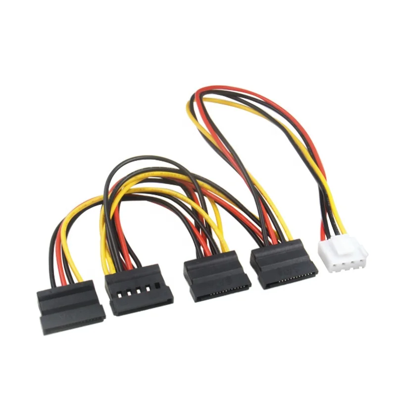 Câble Adaptateur Alimentation 4 Broches DIN - Pour DVR/NVR Hikvision - Valueline