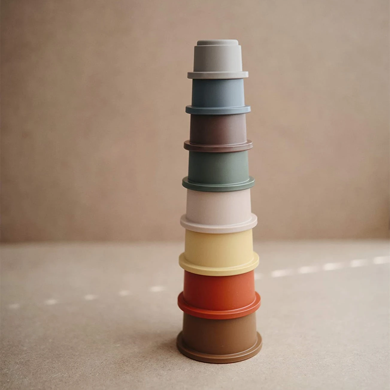 Детская многоразовая идеальная пластиковая башня новые причудливые цвета матовый эффект игрушечные стаканы детские чашки