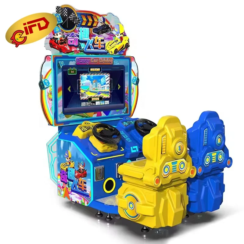 IFD Amusement Park Coin Operated Arcade Car Racing Game Machine Driving ...