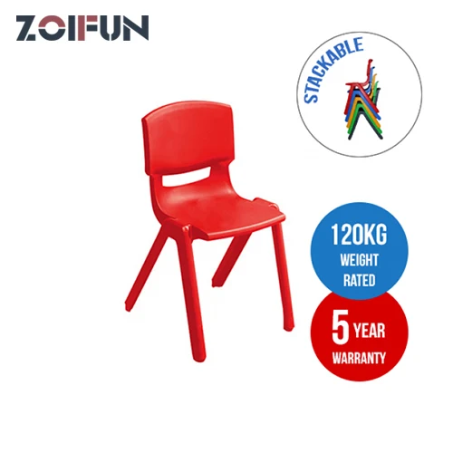 ZOIFUN Custom Color Preschool Furniture Stackable Plastic Durable Kids Event Party Chairs