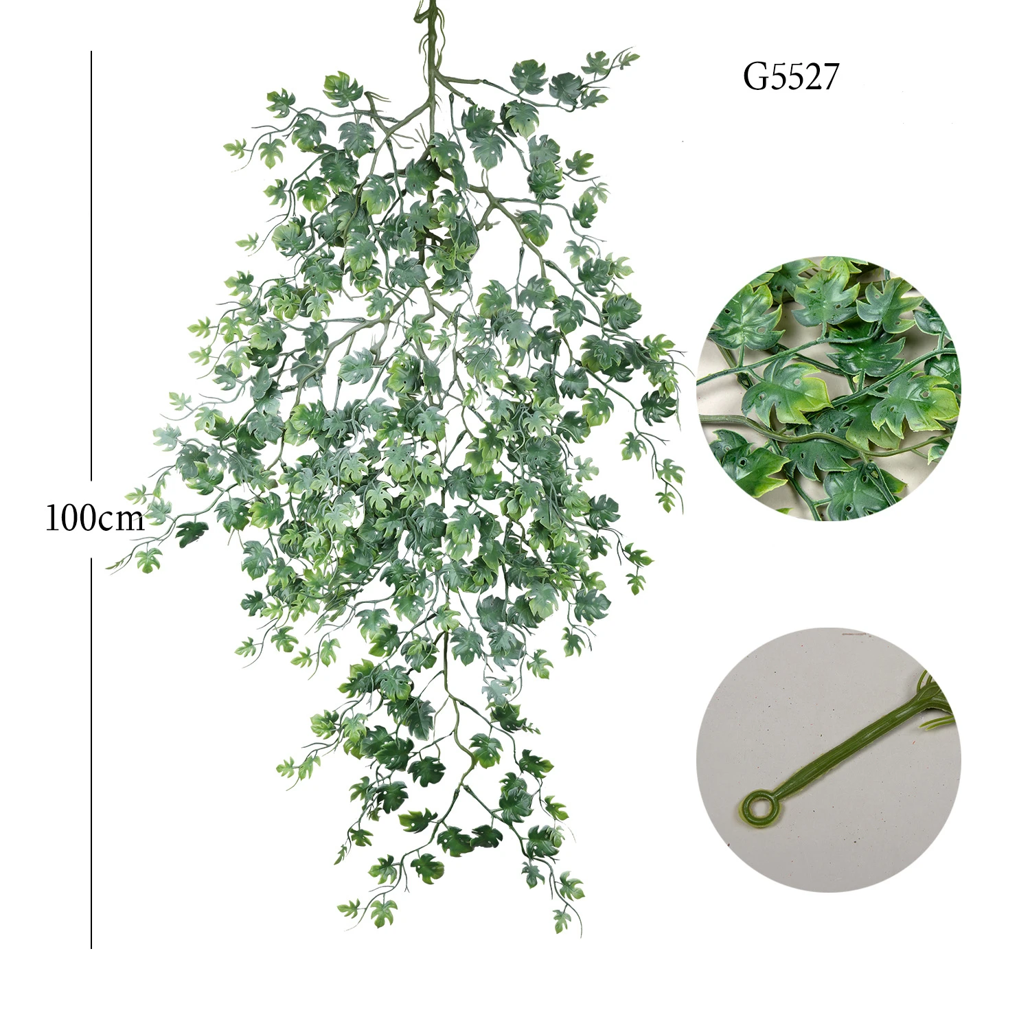 Cheap Artificial Hanging Plants Fake Greenery Foliage Fence Plants Faux Vine Garland for Wedding Decoration