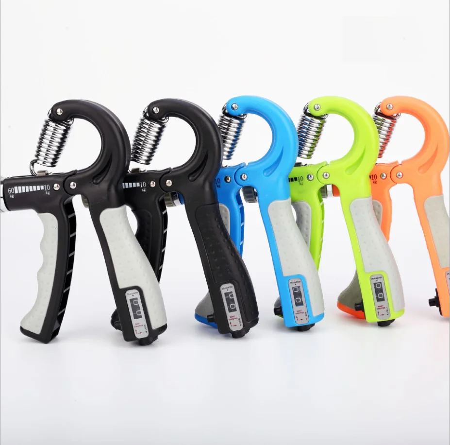 2021 Hot Sale Digital Count Hand Grips Adjustable Hand Grip Strengthener Home Exercise Fitness GYM Equipment