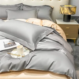 Luxury 100% Eucalyptus   Lyocell tencel Bedding Sets Customized Eucalyptus  Bed Sheet Set and Duvet Cover Sets