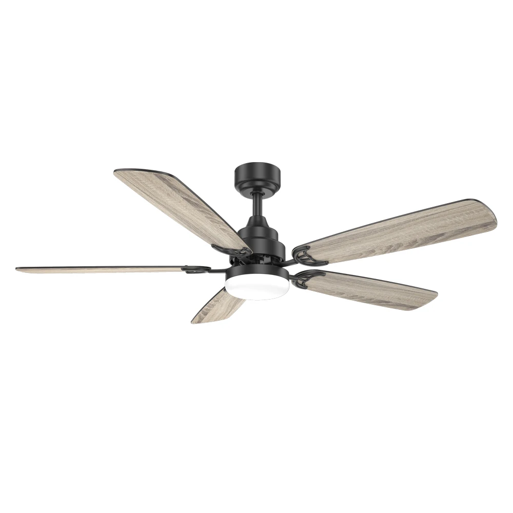 52 Inch High Quality Ceiling Fan Dimmable 3 Color Remote Simple Modern ...