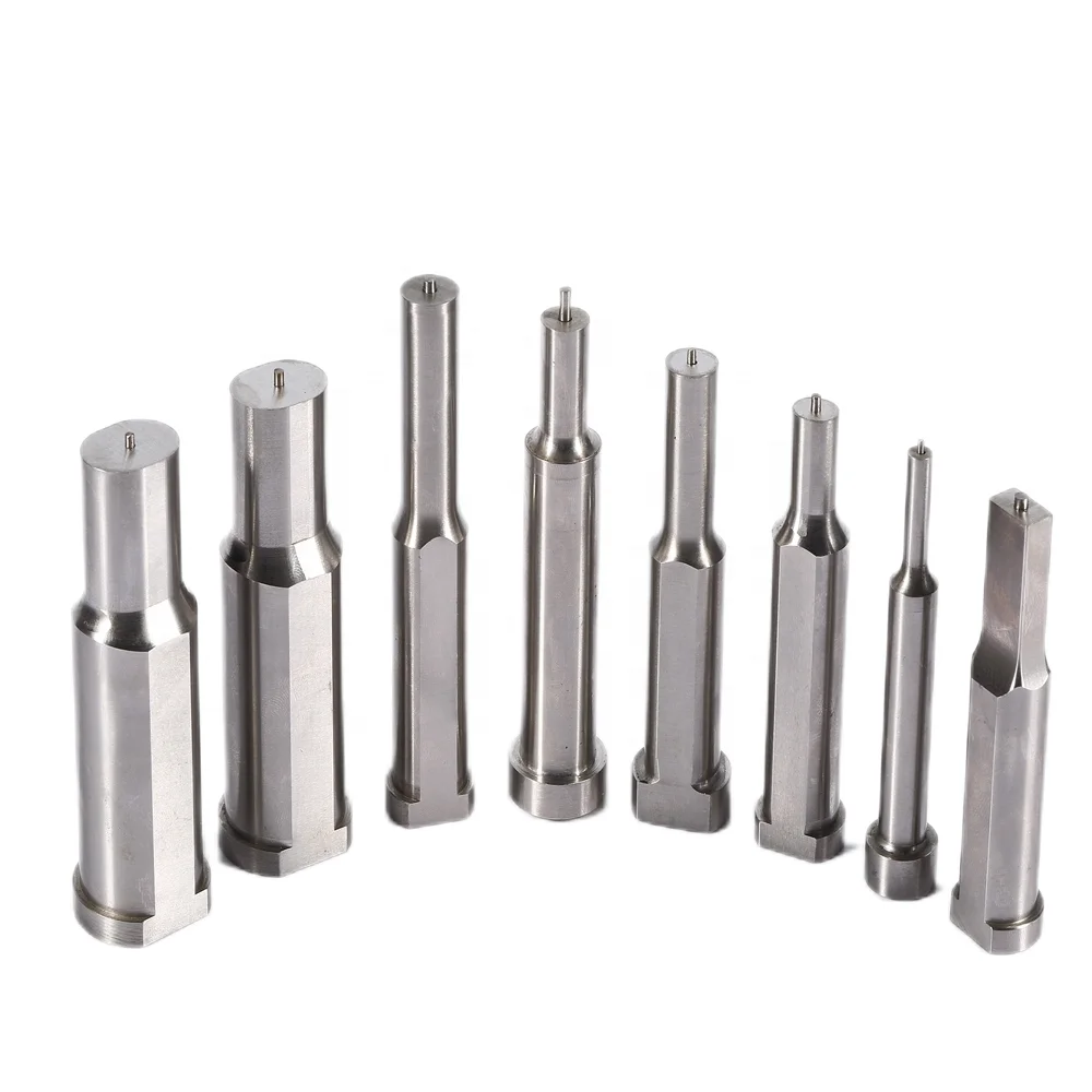 Low MOQ Manufacturer Wholesale Precision Parts Punch Die Standard Hss HWS Straight Pierce Forming Punch Pin For Press Mold