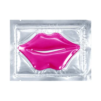 Wholesale Bulk Lip Pads Moisturizing Collagen Gel Lip Mask Sheet Hydrating Korean Pink Crystal Collagen Exfoliating Lip Mask