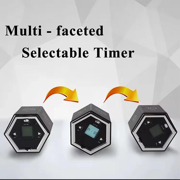 6 Segment Option Magnetic Countdown Countup Timer Volume Adjustable for Classroom Cooking Baking Teaching Kitchen Timer