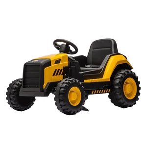 New Arrival 2.4G Remote Control License Excavator for Kids Electric Ride on Cars  Bucket Battery Drive Eco-friendly