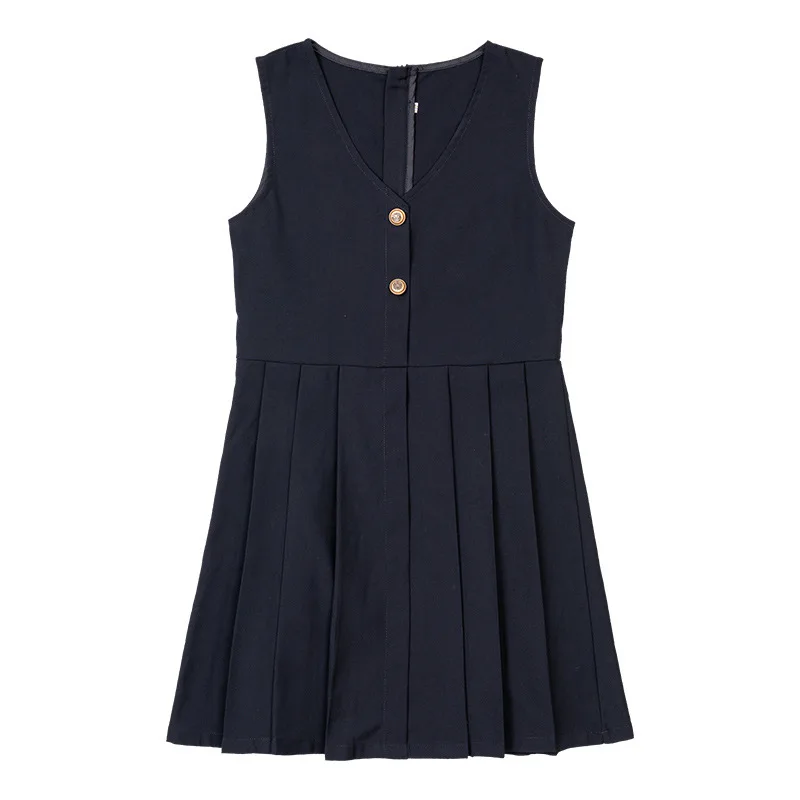 Custom Suspender Skirt Kid Ruffle School Uniform Jumper for Teen Girls  Dressy Formal Dress Children Bottoms School Clothes