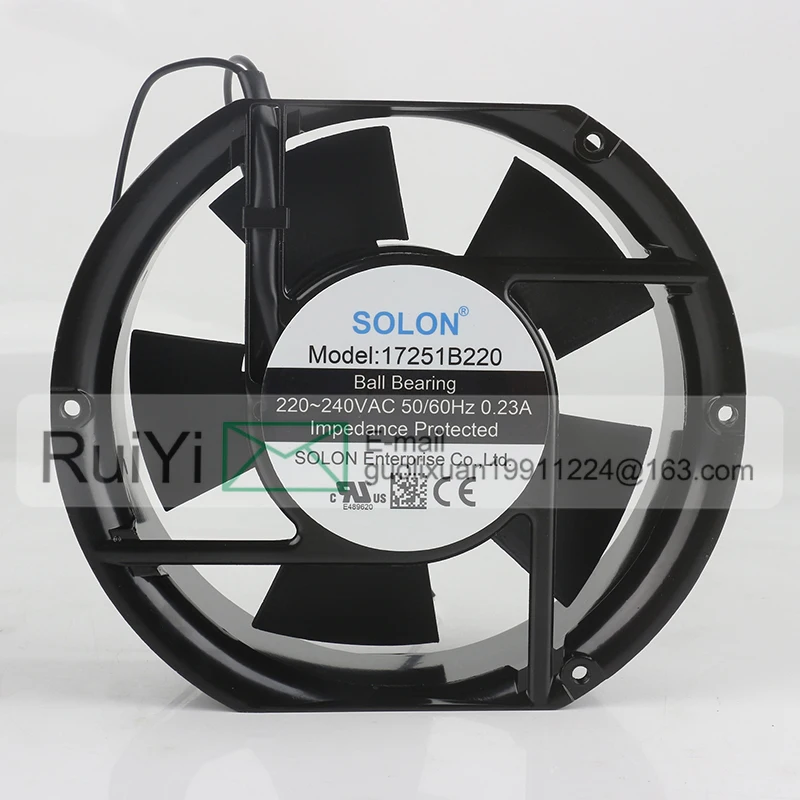 Cooling Fan, SOLON, AC220-240V, 0.23A, 17251 - detail 4