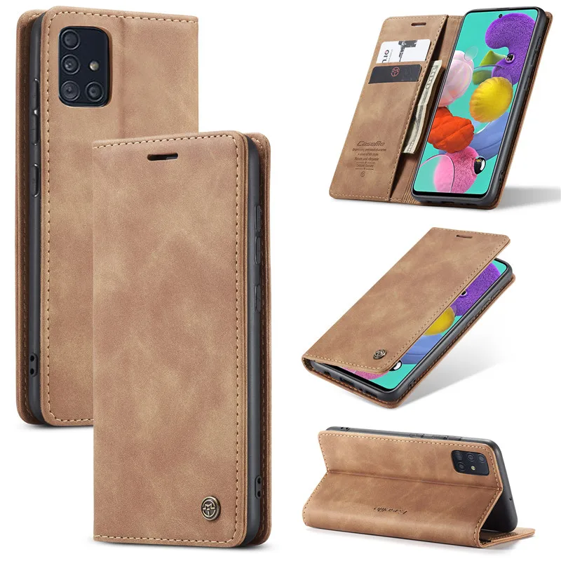 Hi Case Premium Leather Wallet Flip Cover For Samsung Galaxy A30s