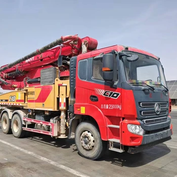Sany Homemade 43 Meter Used Concrete Pump Truck 21 Years Diesel 38 Meter Horizontal Conveying Distance Short Hour Working Time