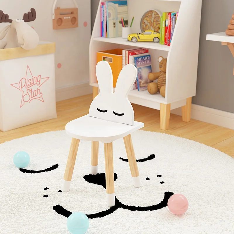 China Factory Wooden Kids Customized Rabbit And Cloudy Shape Study Desk ...