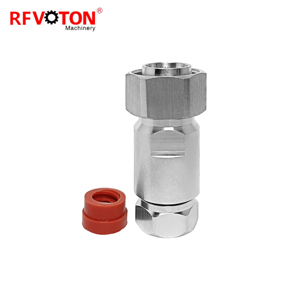 Factory Mini DIN 4.3- 10 L20 Male Plug for 1/2 Supersoft Cable  Rf Coax  4310 DIN Rf Coaxial Connector  Connecteur  Converter