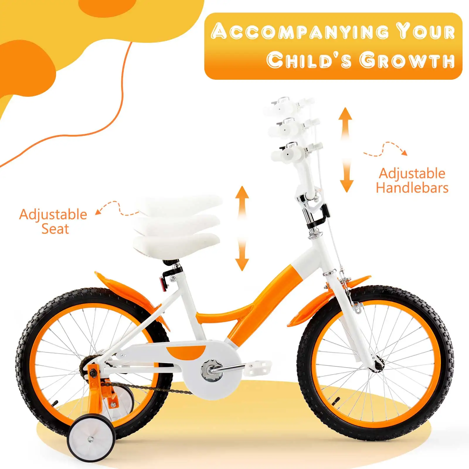 product 2025 new kids bicycle with 14 16 18 inch steel frame single speed foot brake safe and reliable design with ordinary pedal-3