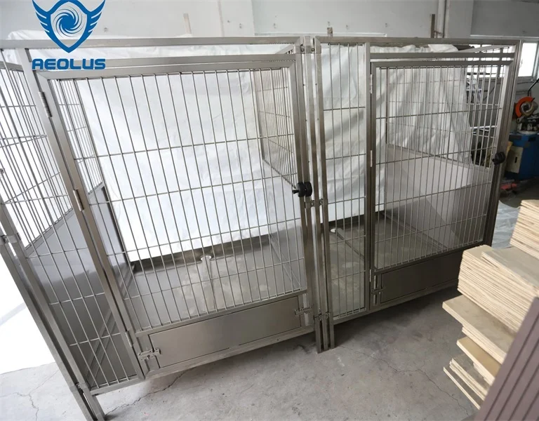 Pet Studio Canton Dog Pound Double-Door Indoor Boarding Kennel
