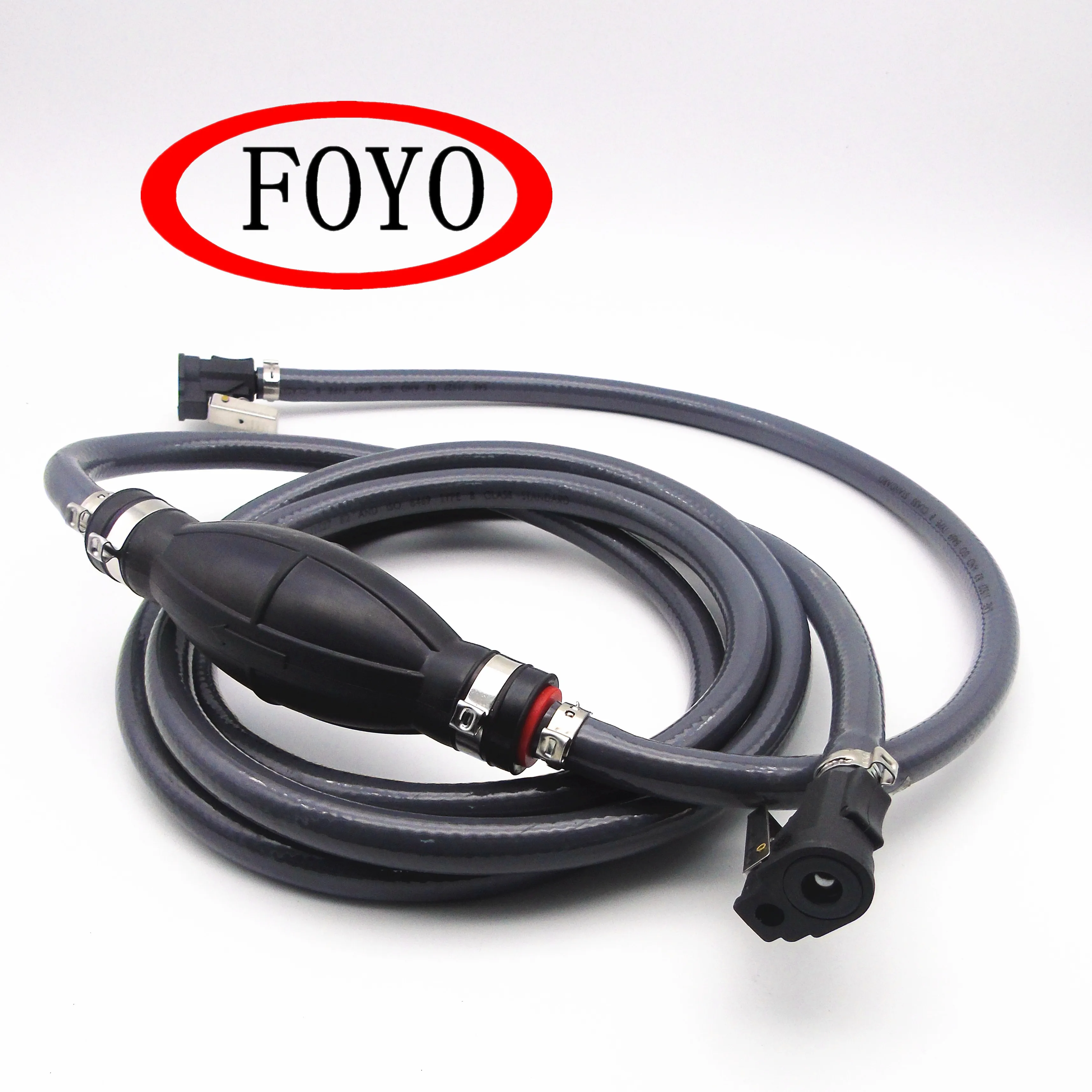 Foyo Universal Fuel Line Assembly Kit Hand Fuel Line Hose Primer Bulb