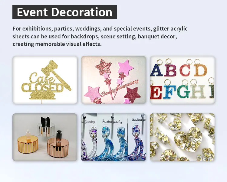 Acrylic Sheet Glitter