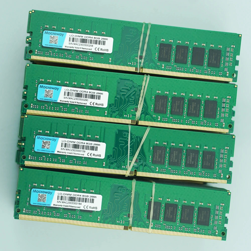 Macroway 1GB-16GB DDR1 DDR2 DDR3 DDR4 RAM, 5 Yıl Garantili