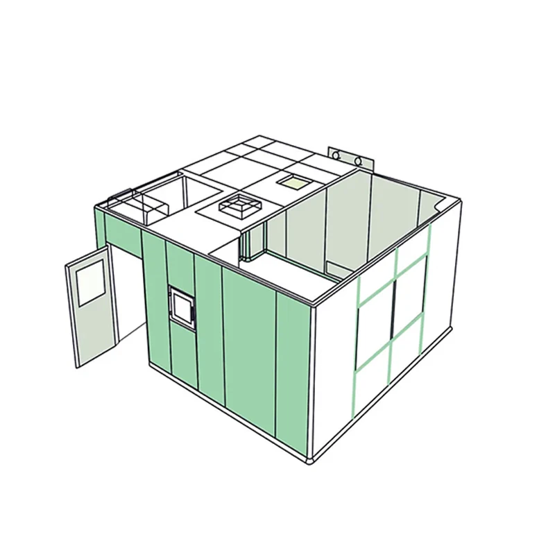 HUAAO High Quality Modern Modular Cleanroom for Pharmaceutical Electronics Workshop Industries with ISO Certified Solutions