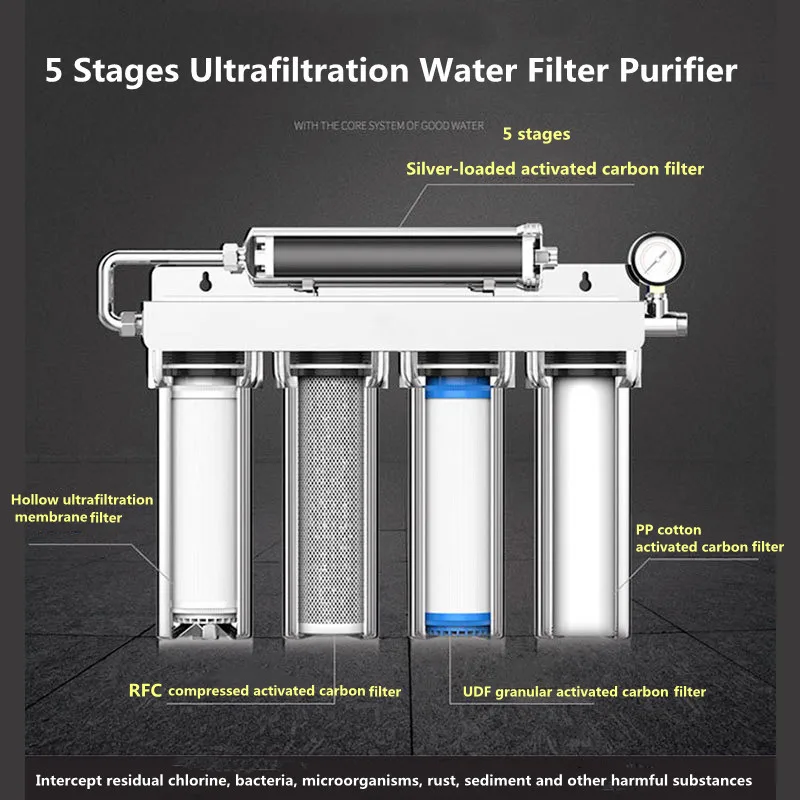 Oem Water Filter Stainless Steel Uf Drinking Water Filters Purifier