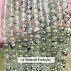 1A Natural Green Prehnite Beads