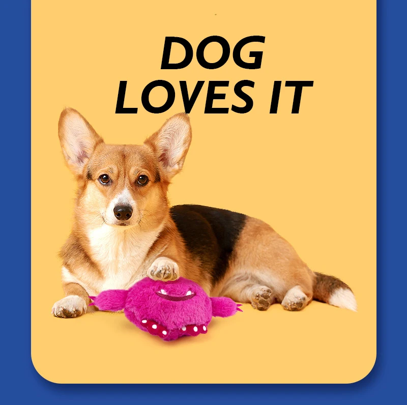 NEW Pet Plush Bouncing Ball Sound Dog Toy Electric Bouncing Ball Intelligent Automatic Rolling Ball details