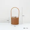 flower basket-straight round small size