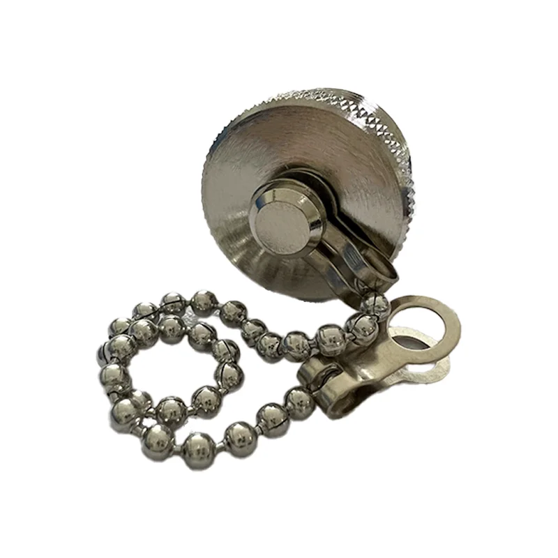 product high performance m16 female dust cap external thread m16 dust cap with chain-1