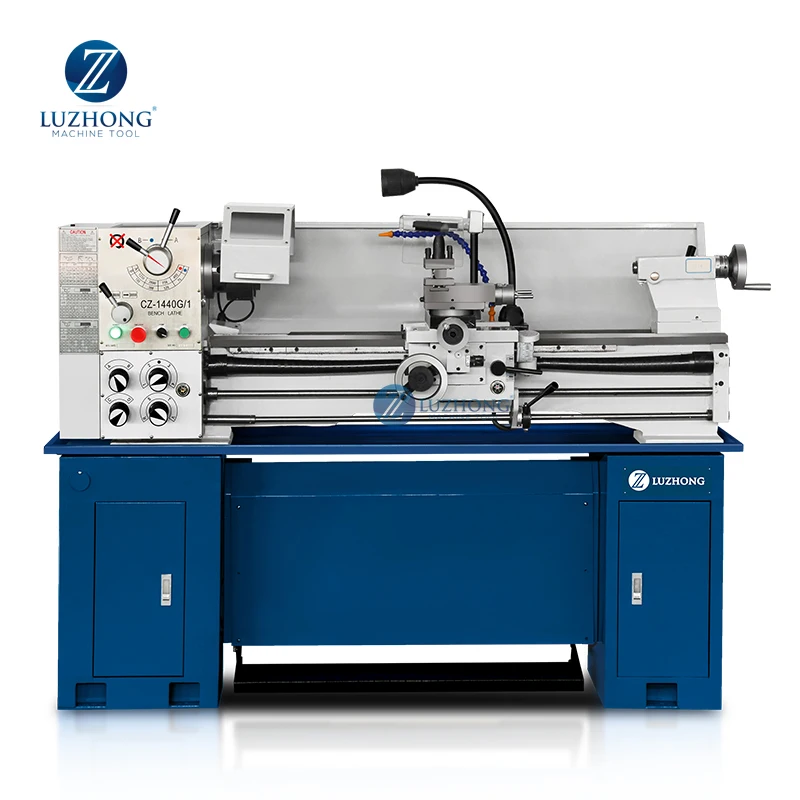 LUZHONG CZ G Series CZ1440G/1340G Manual Small Lathe Machines Portable Turning Center Medium Duty Lathe Machine for Home Use