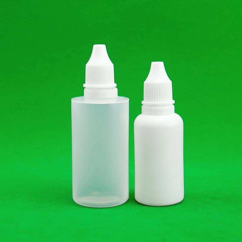 LDPE Translucent Small Mouth Drop Bottles Empty Squeezable Eye Liquid Dropper Bottle