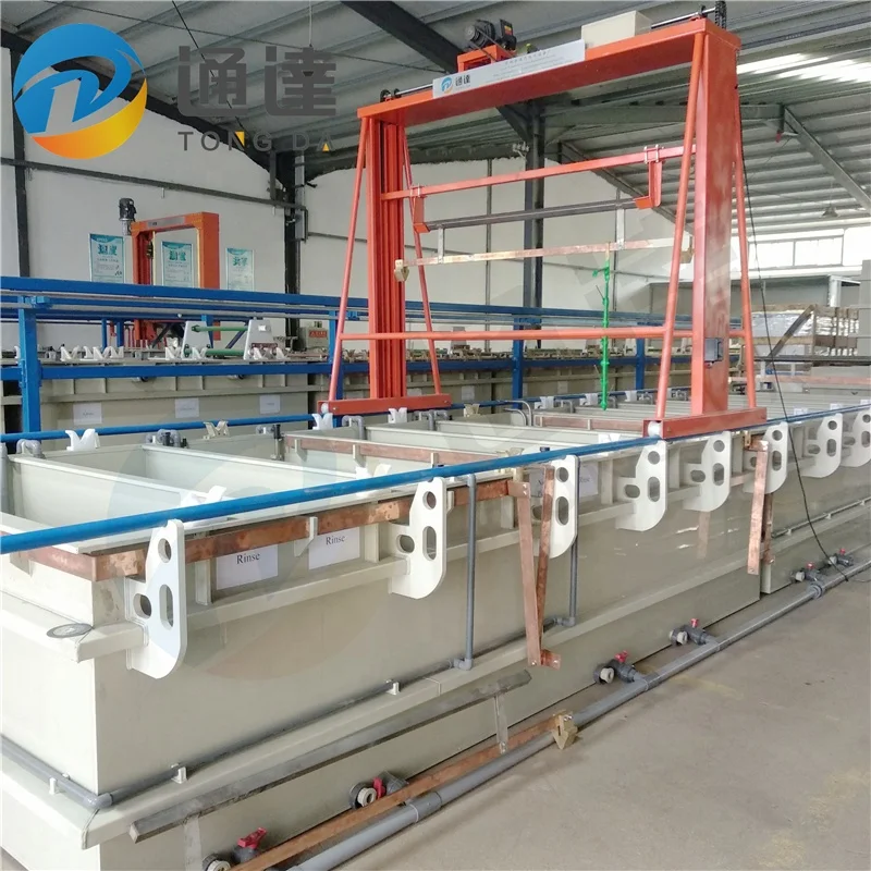 Gold Plating Electroplating Machines Anodizing Line Hard Chrome Plating