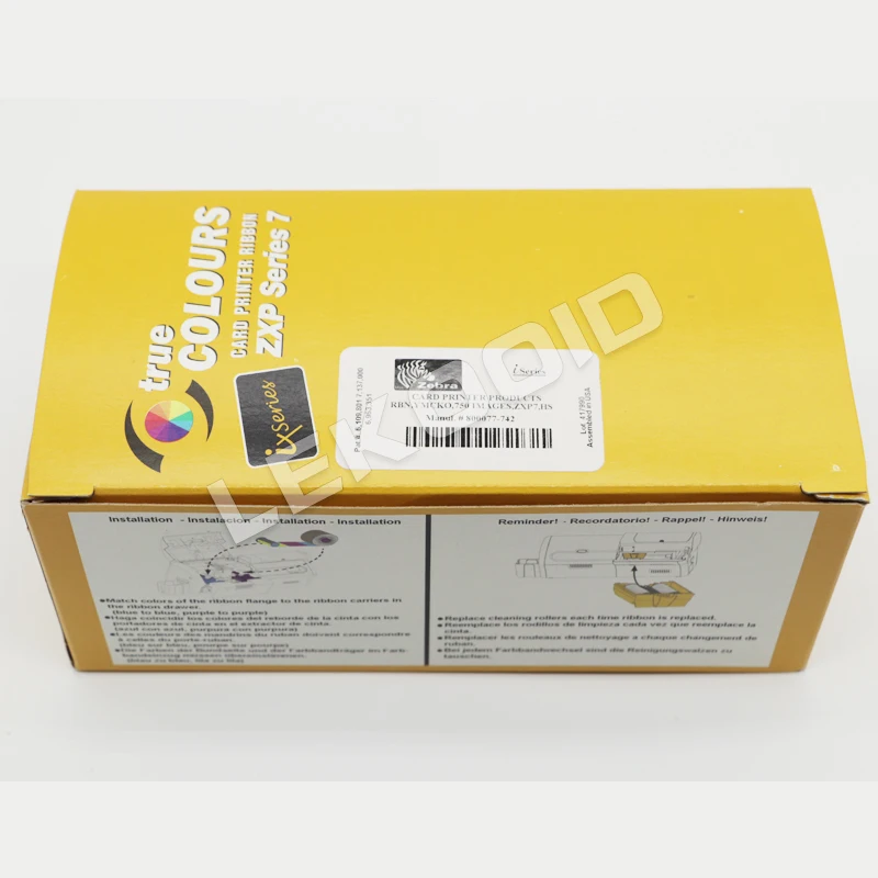 【信頼】 Series ZXP Zebra 7 Color Ymcko 800077-742 Ribbon Printer ID Nintendo Switch