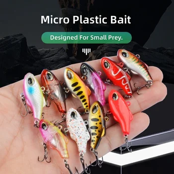 CHEERY 5g Micro Slow Sinking Vibration Mini Pencil Lure, Mini Sinking Plastic Hard Bait Targeted for Bass Topmouth Culter – Pencil – view 3
