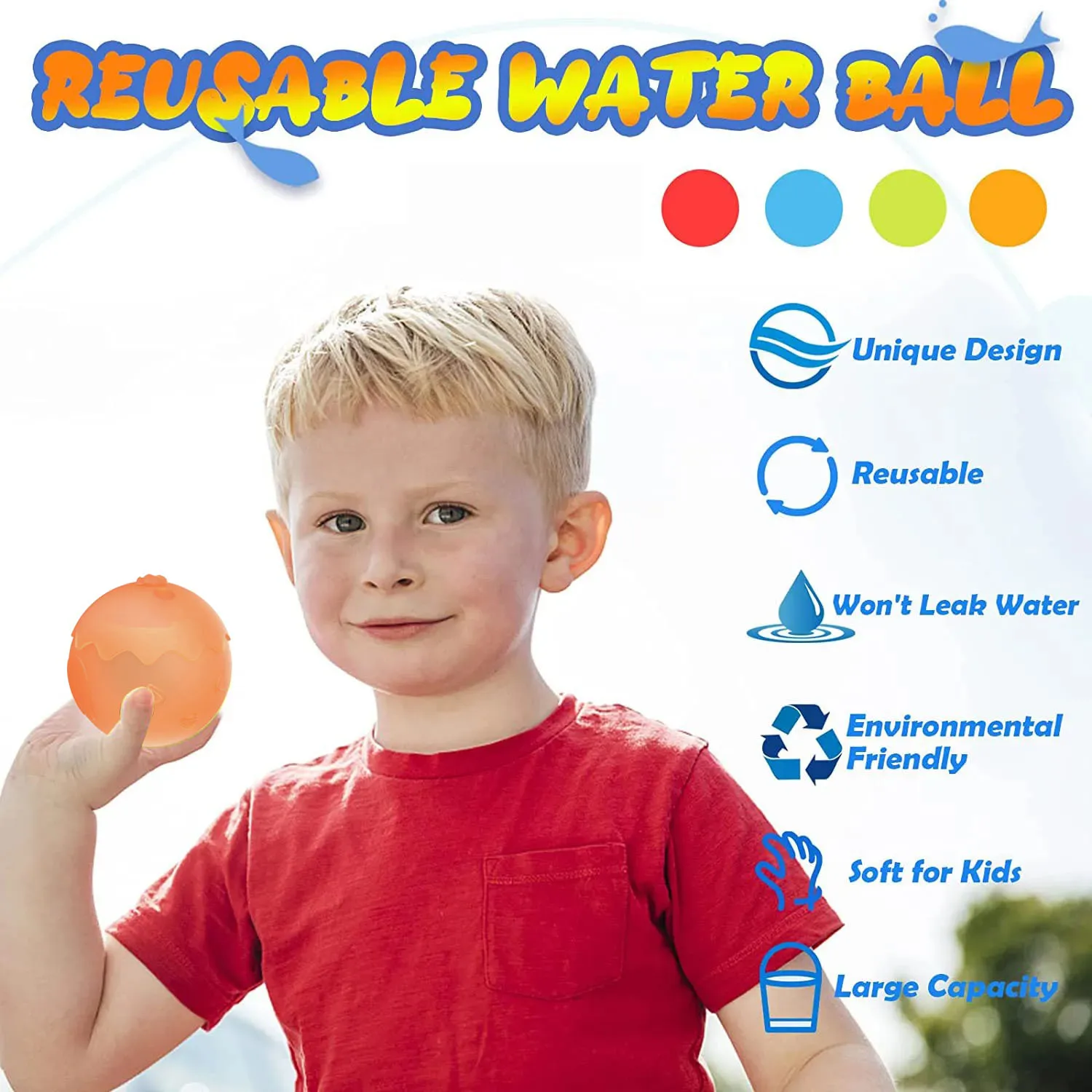 Hot Sale Summer Reusable Chicken Silicon Water Balloon Quick Fill For ...