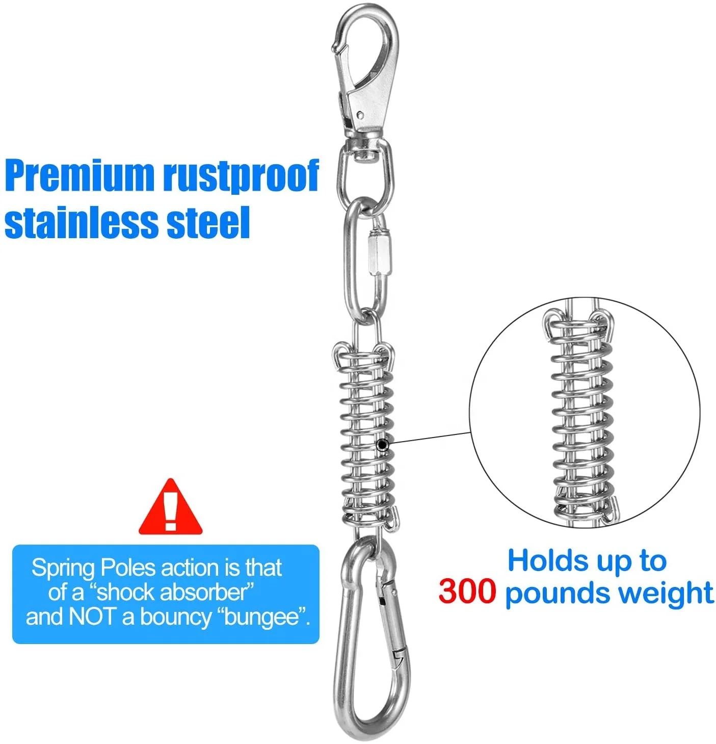 Весенний полюс веревка для собак игрушки с большим пружинным полюсом прочная игрушка тренировок на открытом