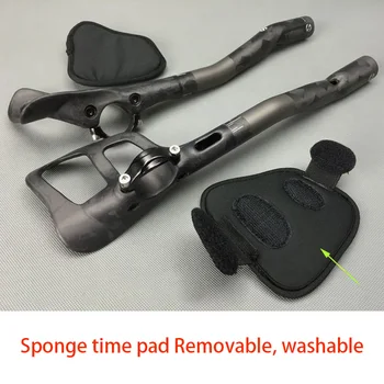 ロードバイク用エアロバーハンドルバー カーボン製MTBレストハンドル