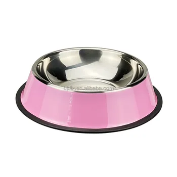 Anti Slip Pet Bowl Removable Silicone Ring Dog Cat Bowl Best Seller Anti Slip Pet Bowl